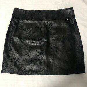 Diabolik Agace Black Goth Punk Industrial Metal Mini Skirt XS SMALL